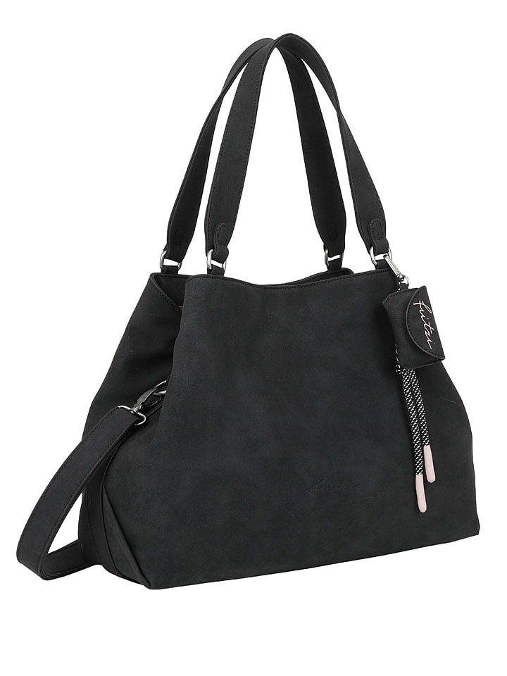 Fritzi aus Preußen Schultertasche in Schwarz - (B)16 x (H)32 x (T)43cm günstig kaufen onesize