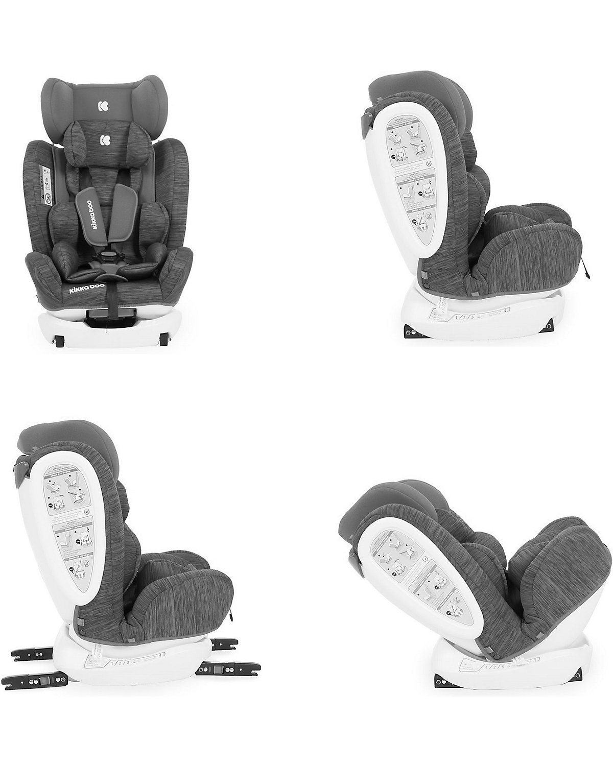 Kindersitz 4 Fix Double Gruppe 0+/1/2/3 (0-36kg) Isofix Kindersitze