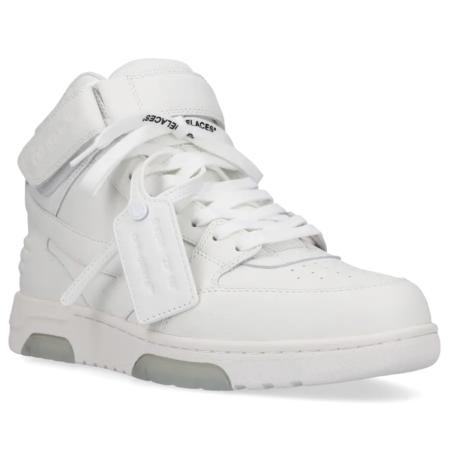 Off-White - Sneaker high OUT OF OFFICE Kalbsleder - weiß