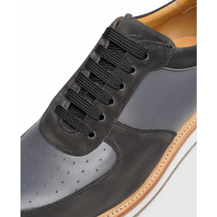 Heinrich Dinkelacker - Sneaker low LONDON NP Kalbsleder - grau