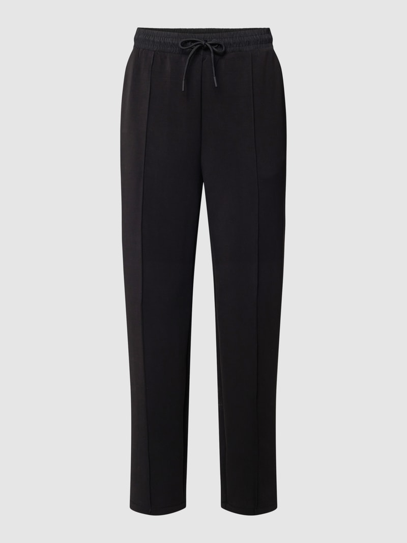 Sweatpants mit Tunnelzug Modell 'Peach' in schwarz