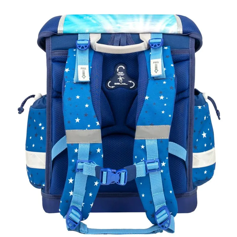 Belmil Classy Dolphins Schulranzen Set 5-teilig mit GRATIS Schlüsselanhänger
