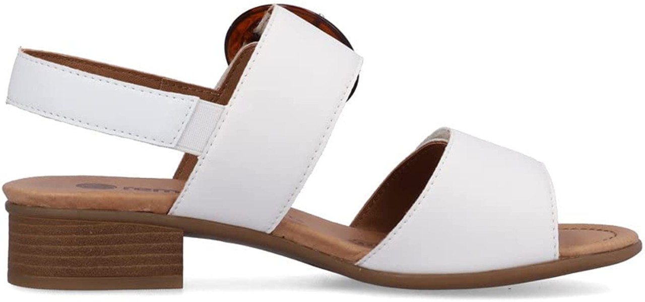 REMONTE Klassische Sandalen weiss