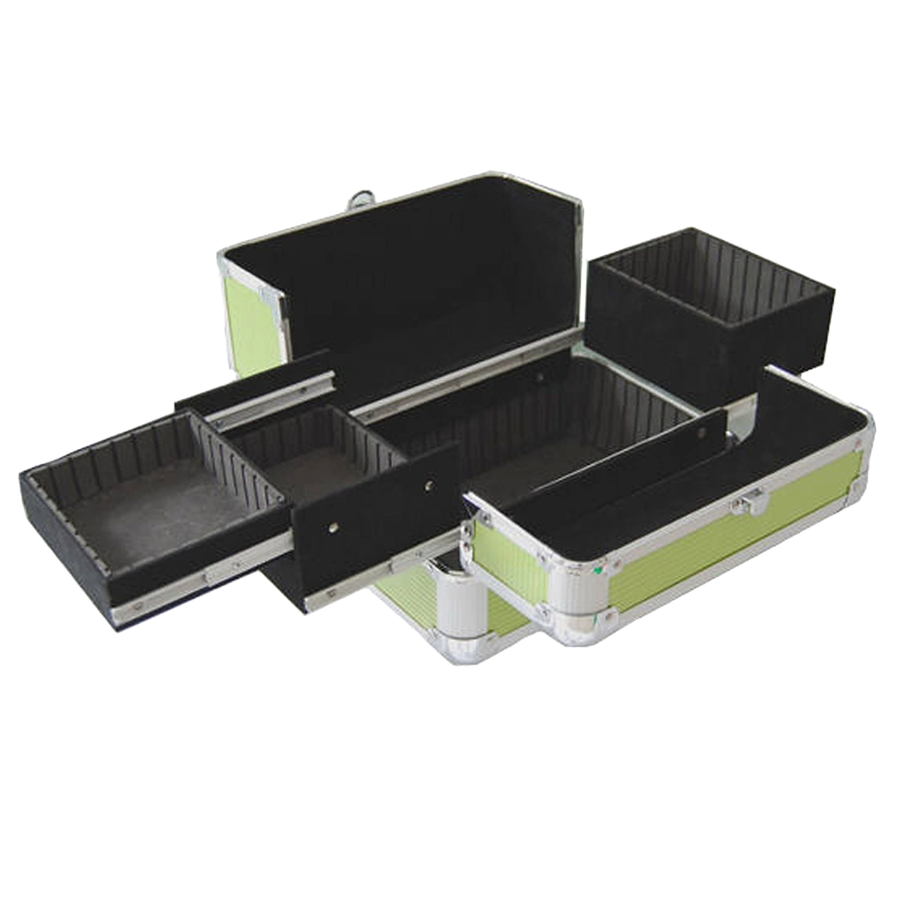 Dynasun Beautycase BS35 XXL Green (1-tlg), ALU Design Beautycase, Schminkkoffer, Beauty case