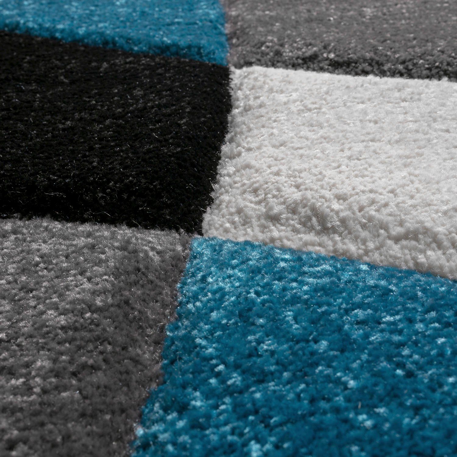 Teppich Diamond 664, Paco Home, rechteckig, Höhe: 18 mm, 3D-Design, Kurzflor, 3D-Design, modernes geometrisches Muster