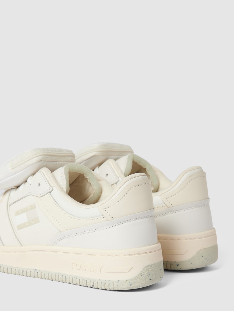 Sneaker mit Label-Details Modell 'RETRO BASKT' in beige