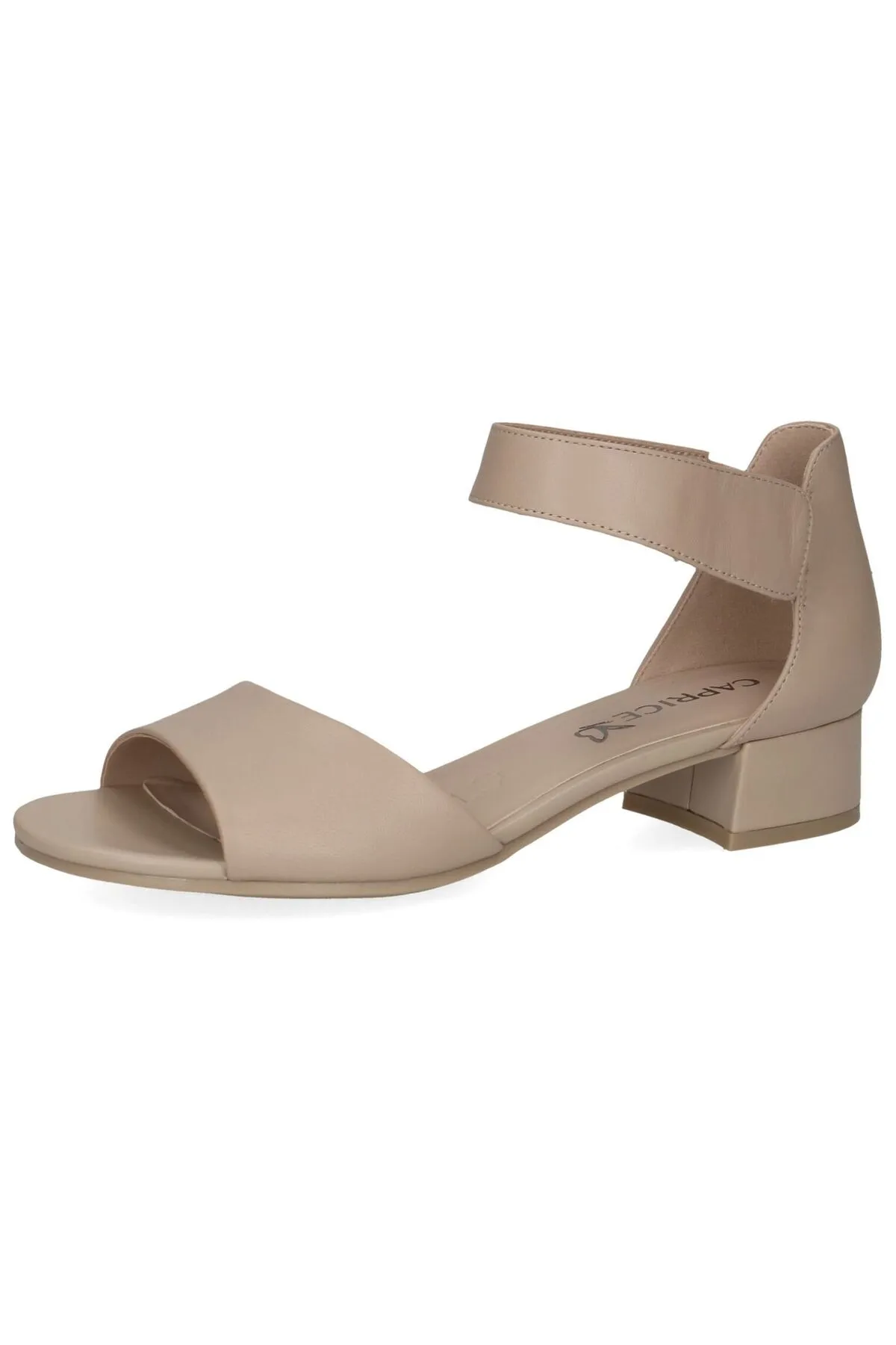 Caprice  Sandalette - Beige - Blockabsatz