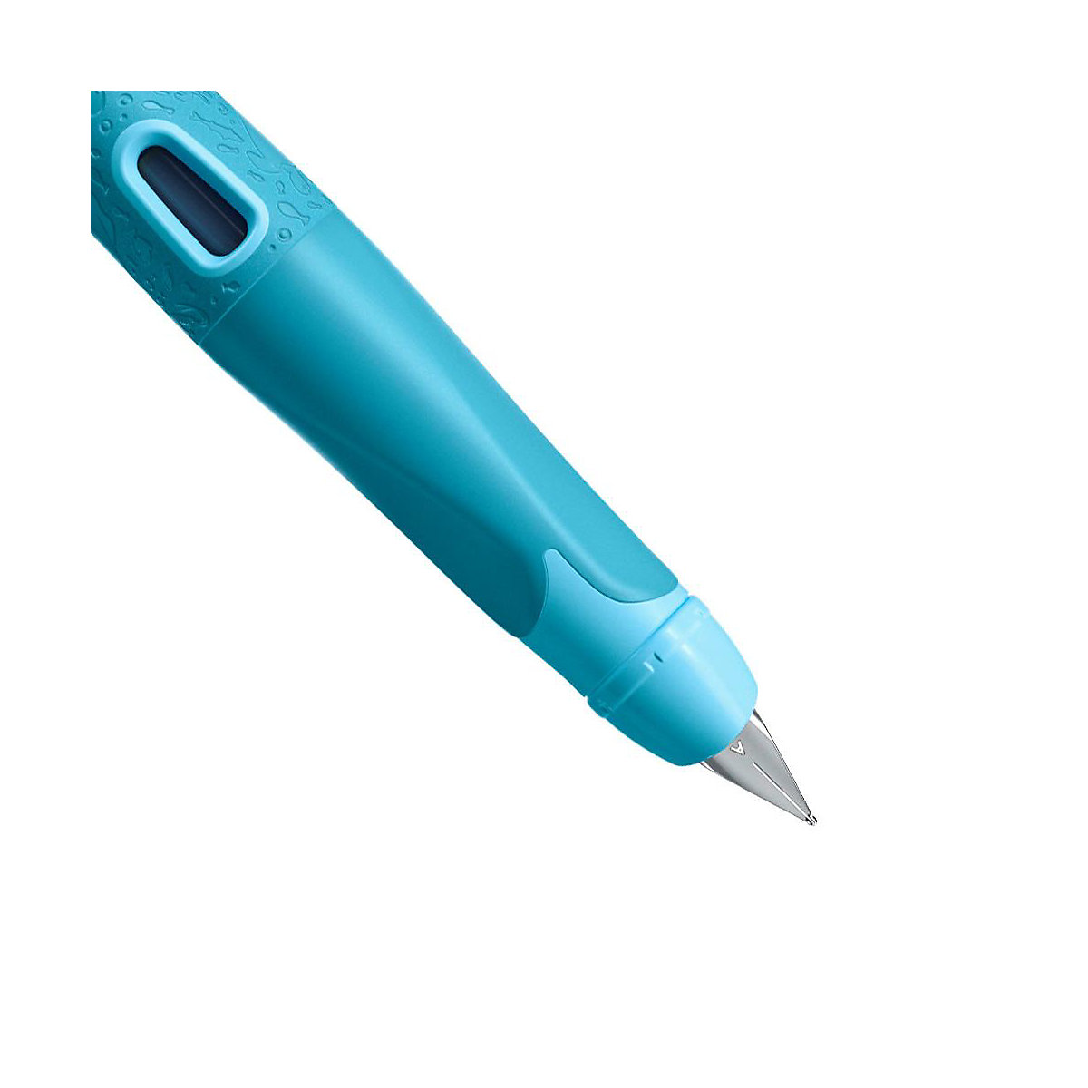Schulfüller EASYbirdy Linkshänder A-Feder 3D Wildlife Special Edition blau, inkl. Patrone und Einstellwerkzeug