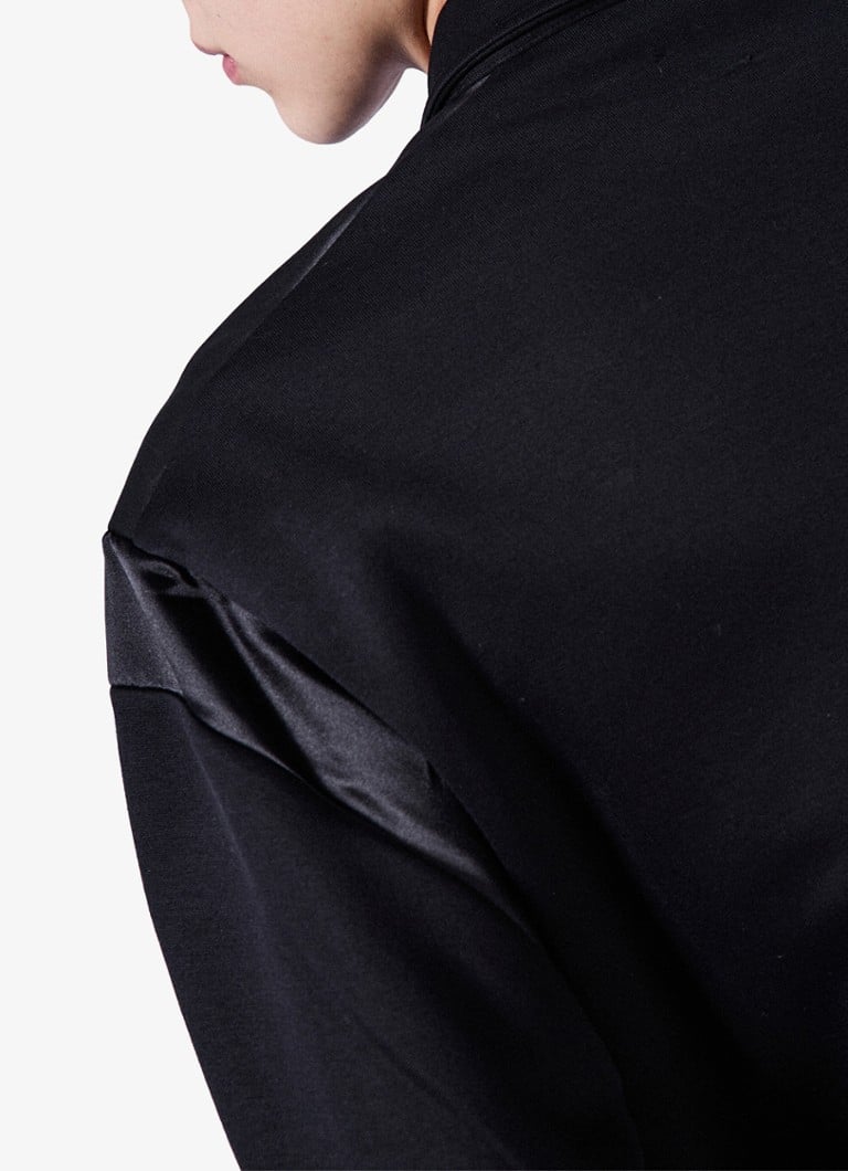 Bluza Prada z satynowymi detalami