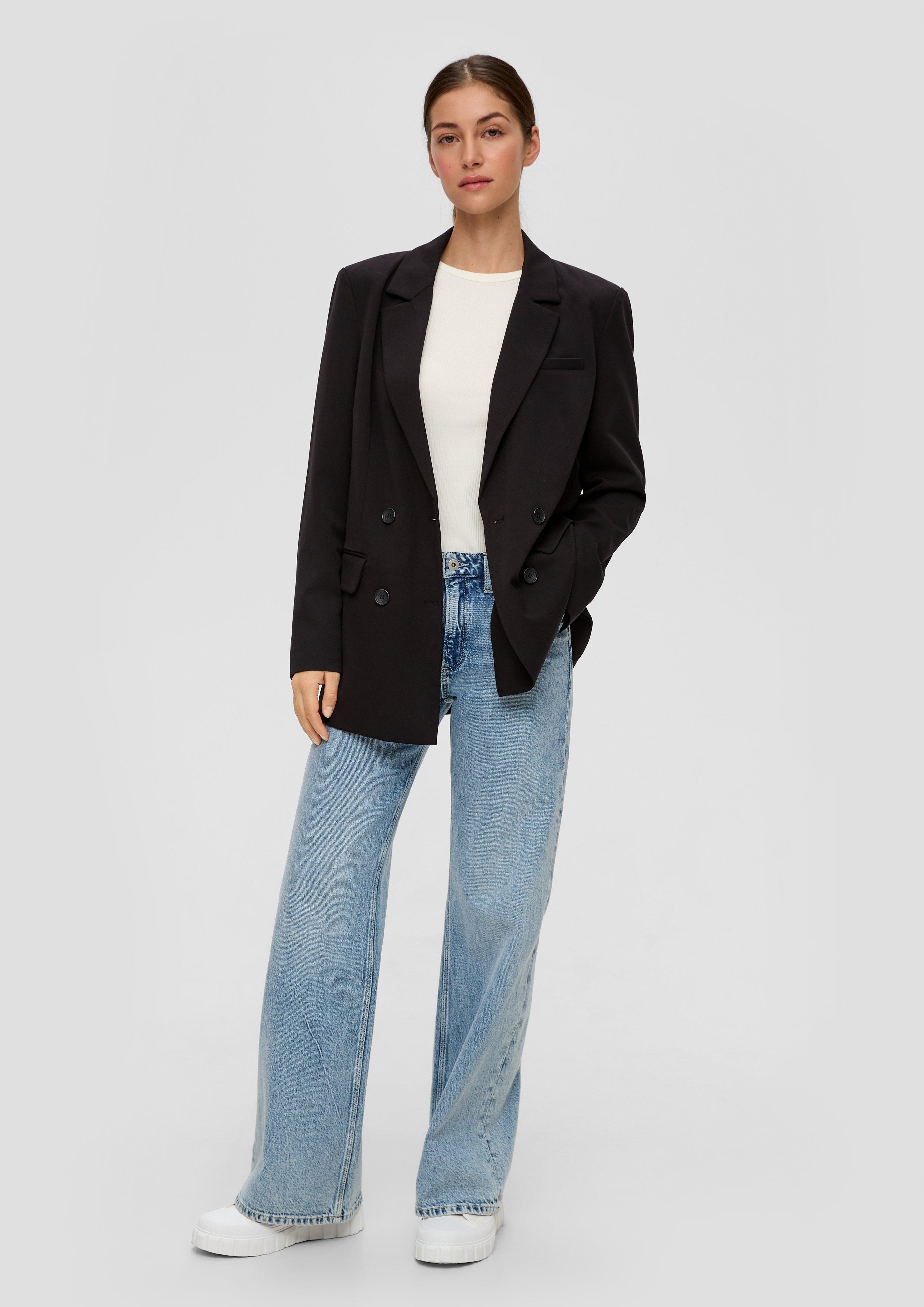Langarmshirt mit Rippstruktur  2141201-0200
