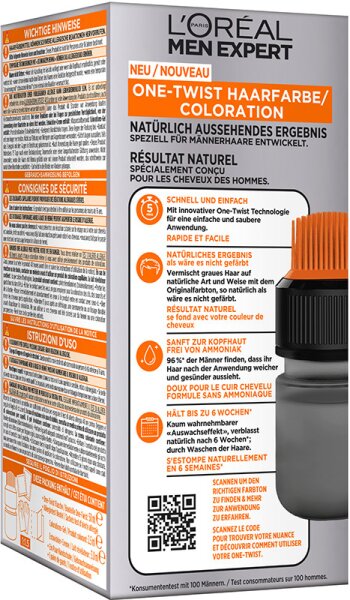 L'Oréal Paris Men Expert One-Twist Haarfarbe Haarfarbe