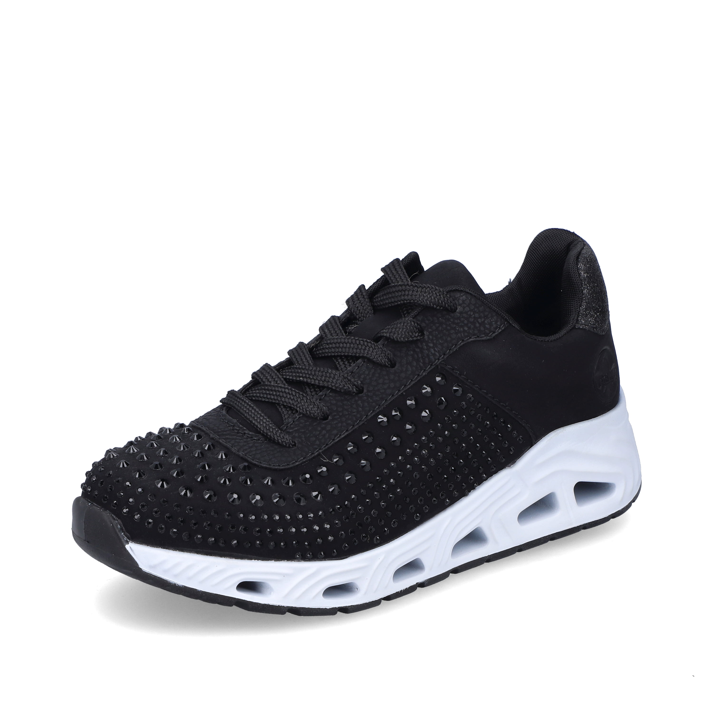 Rieker Damen Sneaker Low tiefschwarz