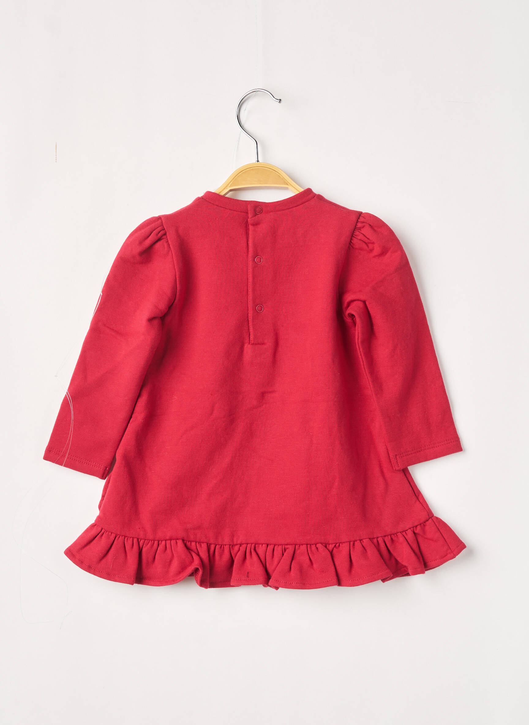 Mayoral Robes Mi Longues Fille couleur rouge