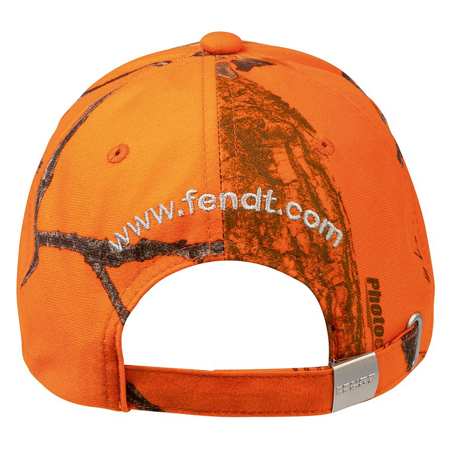 Cap orange/camouflage in Signalfarben)