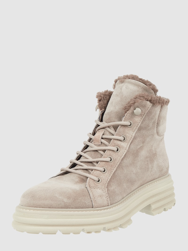 Boots mit Teddyfutter in taupe