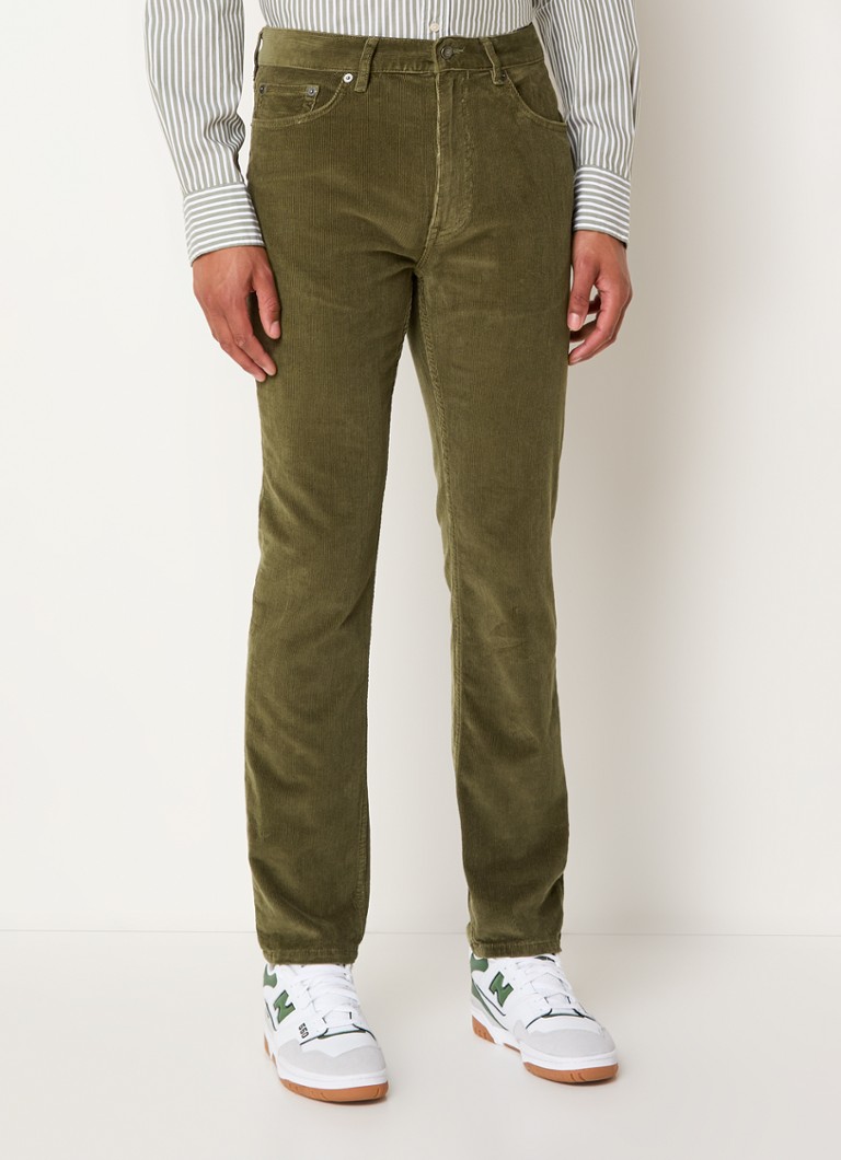 Pantaloni Gant in velluto a coste, gamba dritta con tasche laterali