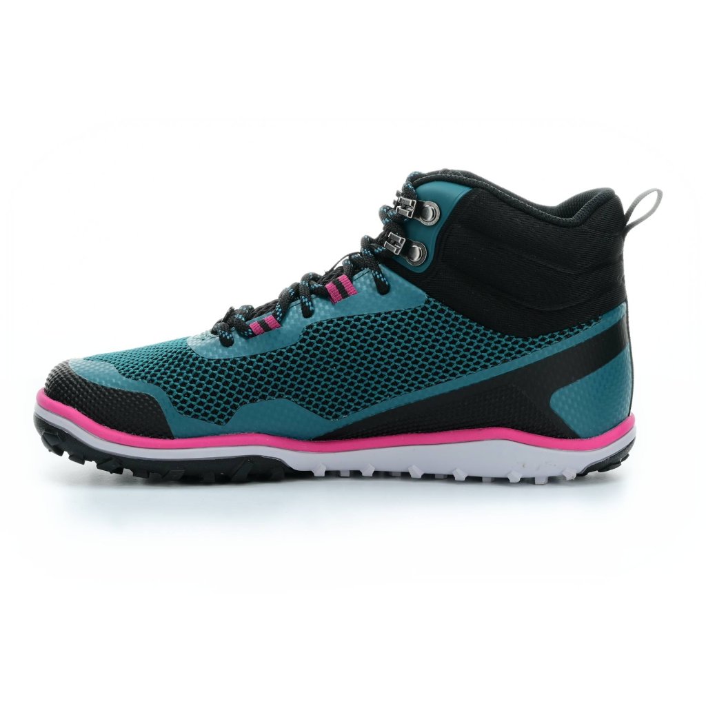 Xero Shoes Scrambler Mid Deep Lake/ Fuchsia W Outdoor Barfuß-Stiefeletten