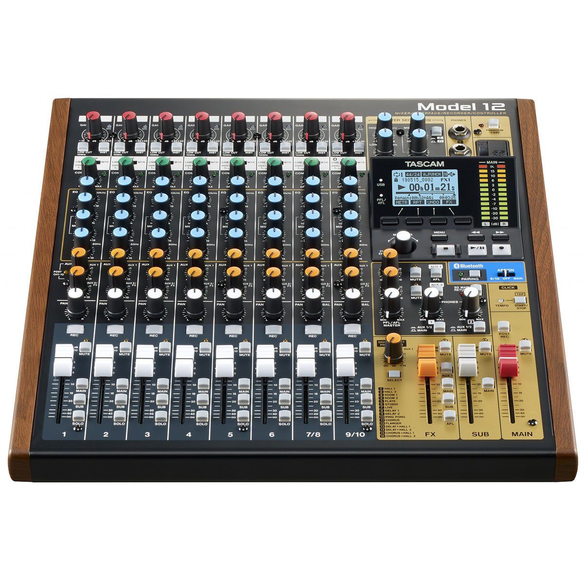 Tascam Mischpult Tascam Model 12 Mischpult mit Audio-Interface