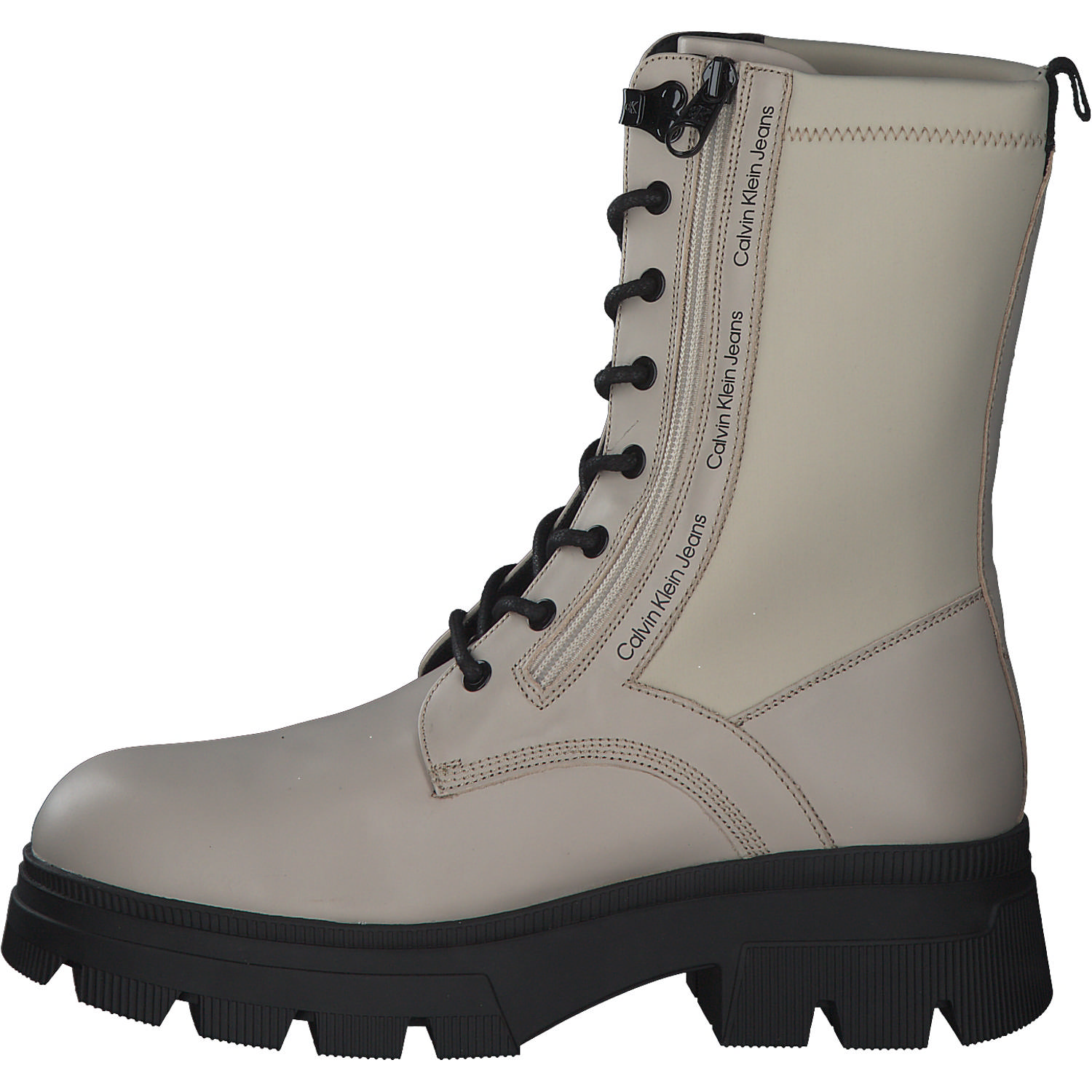 Calvin Klein YW0YW00740, Schnürstiefeletten, Damen, Beige