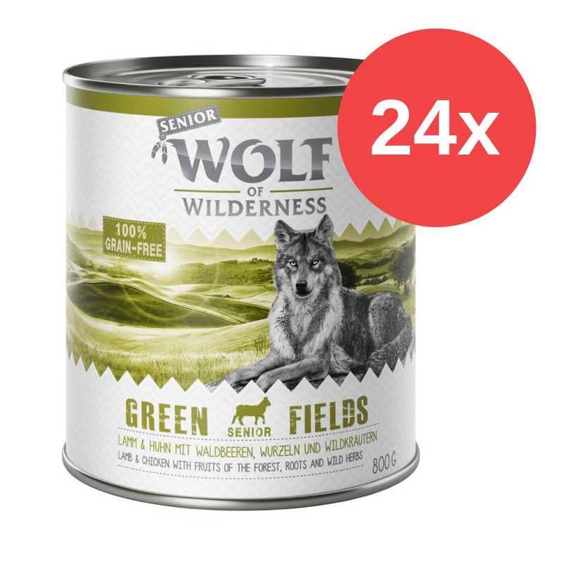 Sparpaket Wolf of Wilderness Senior 24 x 800 g