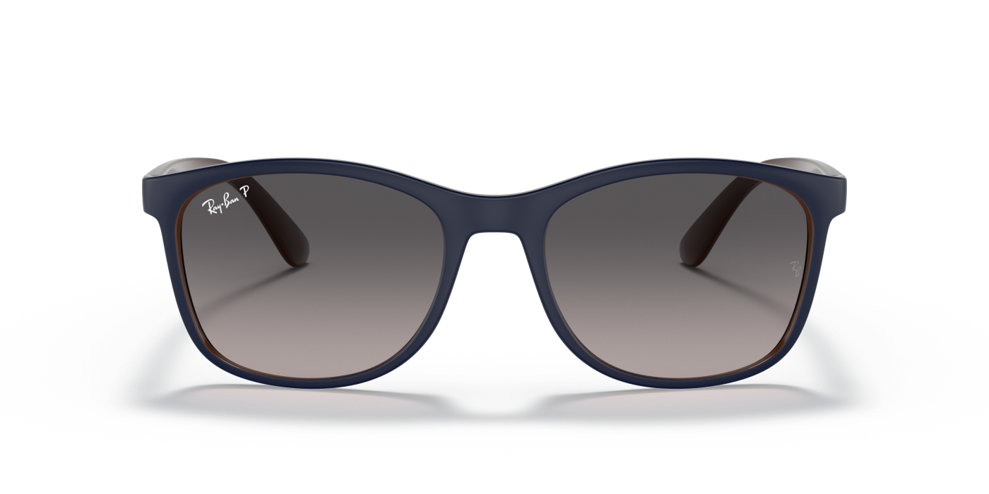 RB4374 - Albastru mat pe gri maro