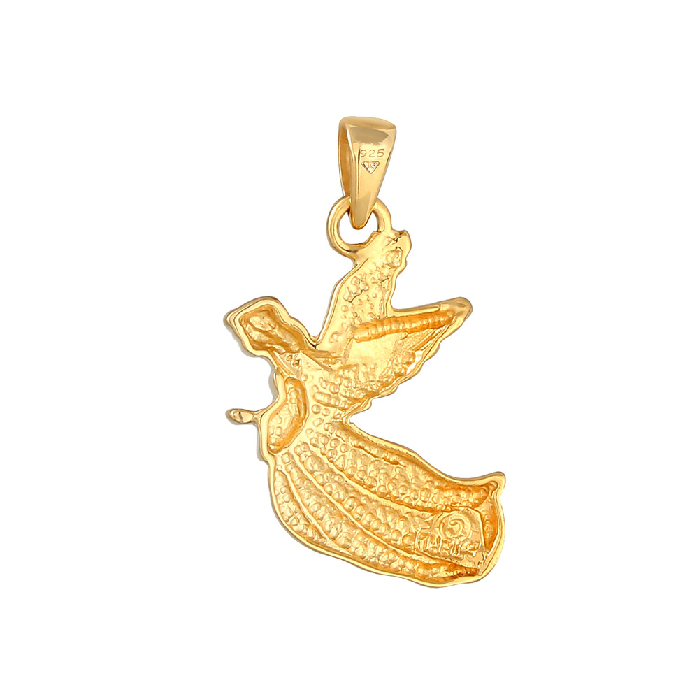 Nenalina Nenalina Pendentif Femmes Ange pendentif porte-bonheur en argent sterling 925 Pendentif