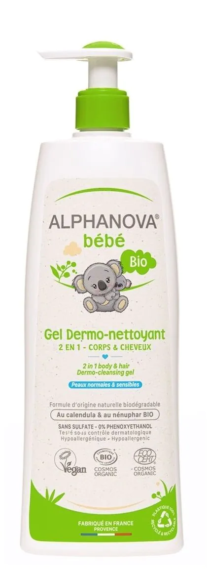 Alphanova Bebe Dermo - Τζελ καθαρισμού και μαλλιών