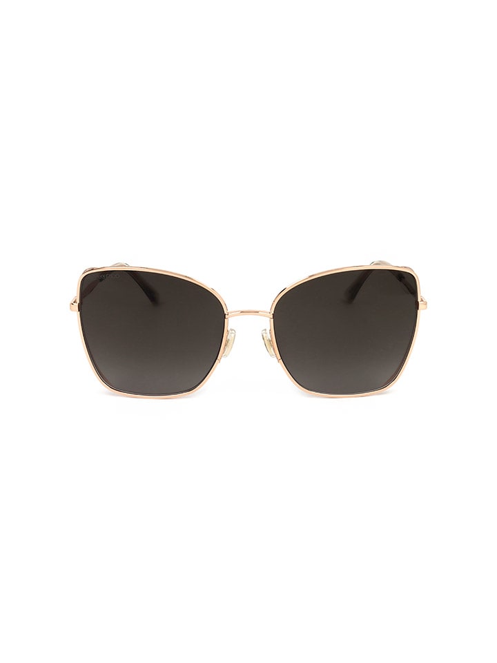 Jimmy Choo Damen-Sonnenbrille in Gold/ Schwarz günstig kaufen 59