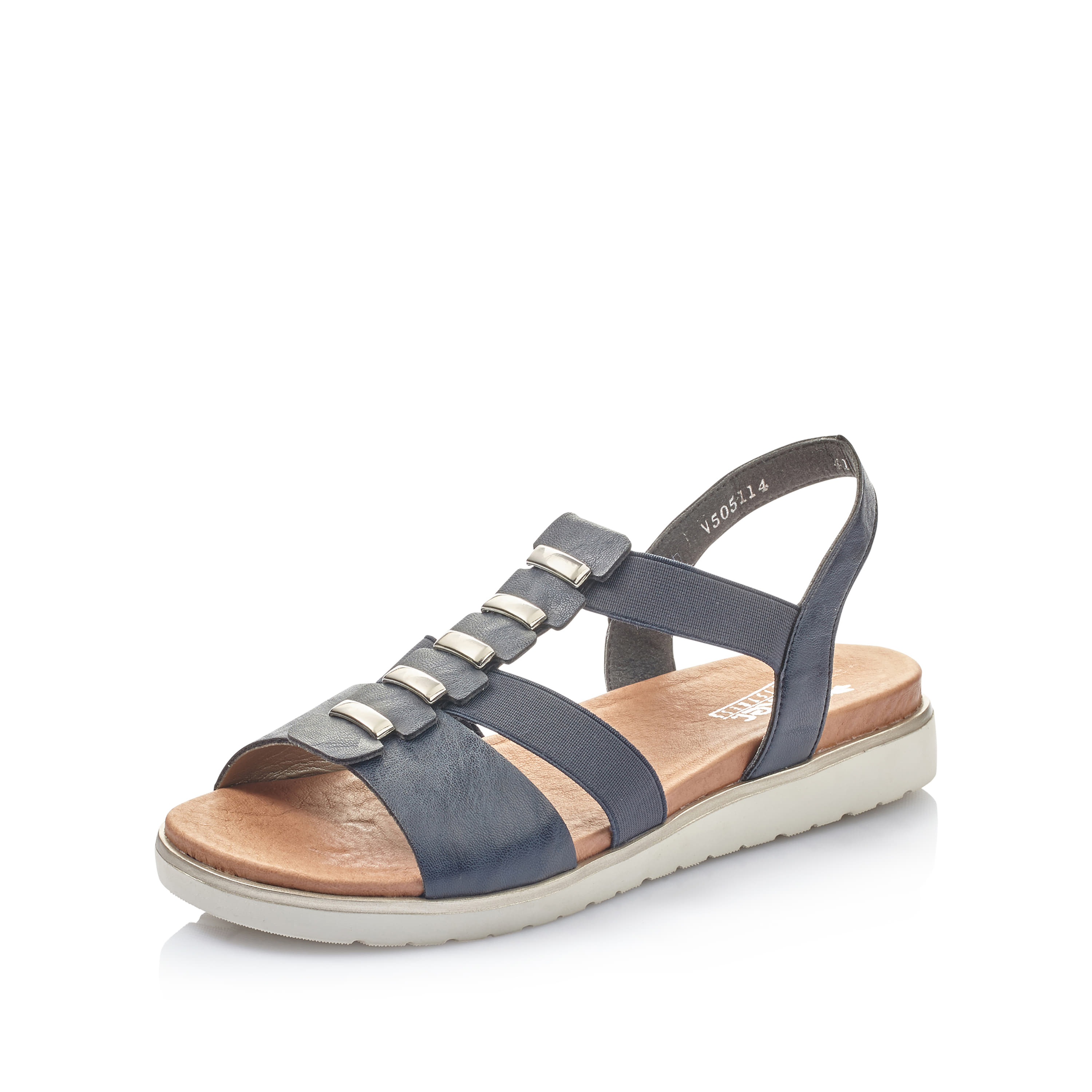 Rieker Damen Riemchensandalen marineblau