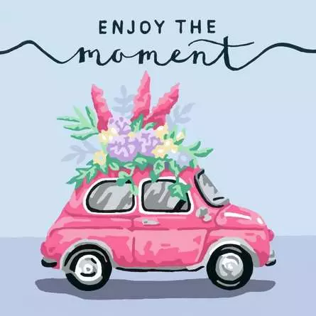 CreArt Enjoy the moment - Malen nach Zahlen für Erwachsene