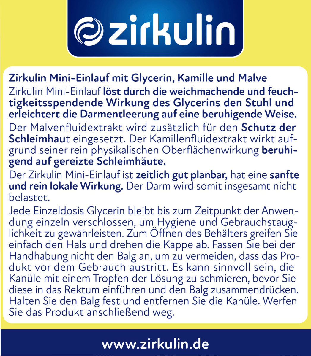 Mini-Einlauf, Mini-Klistiere, 6 St