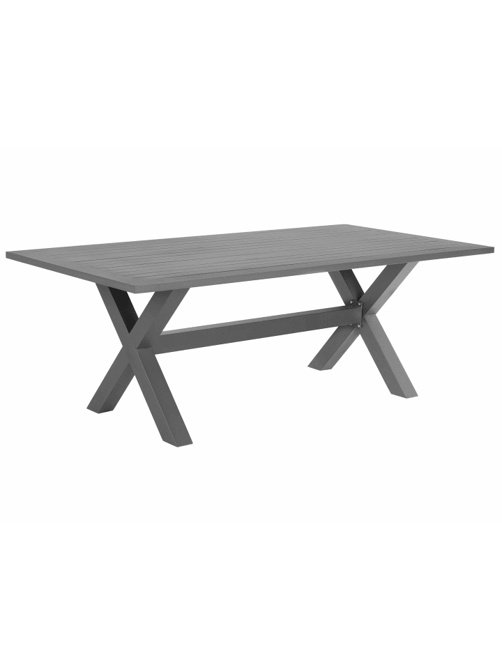 Beliani Gartentisch CASCAIS in Grau - (W) 105 x (H) 74 x (L) 200 cm günstig kaufen onesize