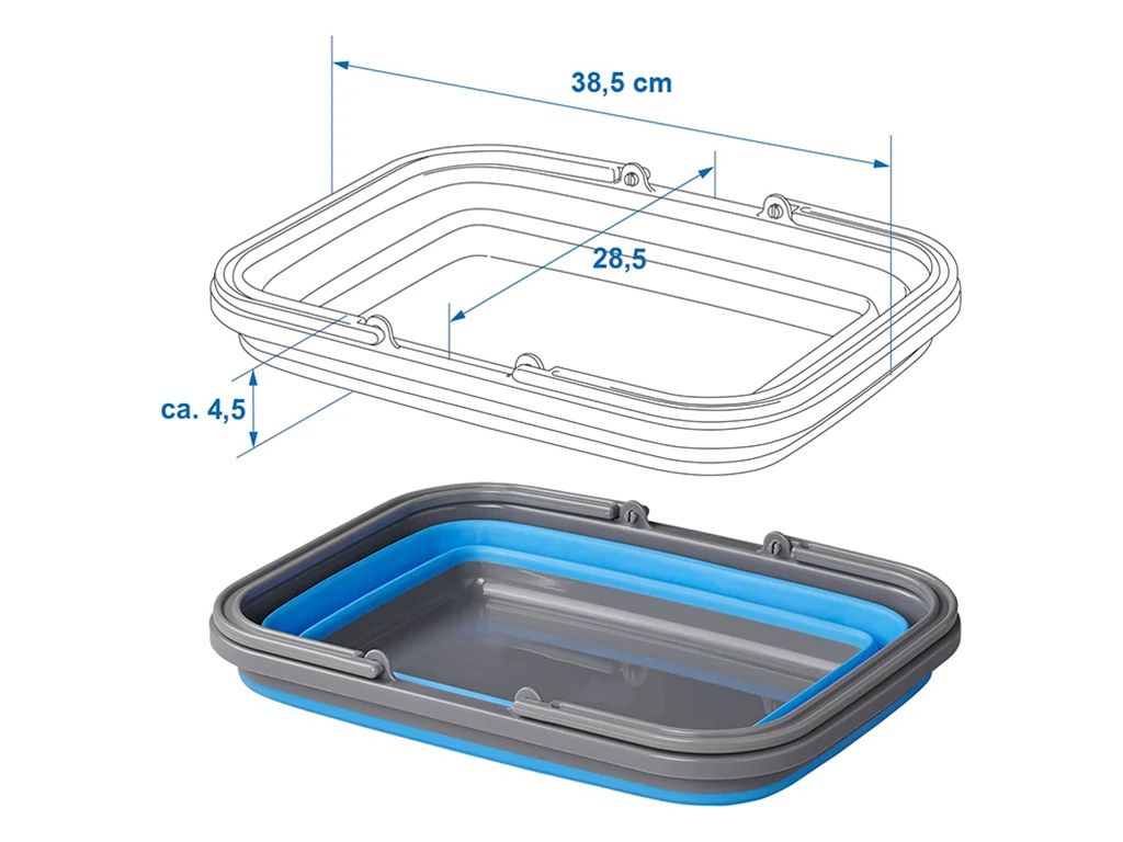 ProPlus 9 Liter faltbare Spülschüssel