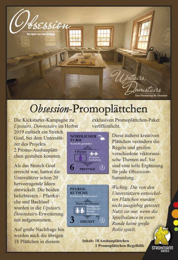 Obsession - Promoplättchen (Erw.) (deutsch)