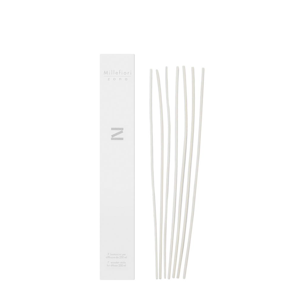 millefori Bâtonnets diffuseur 250 ml , 7 pces Bâtonnents diffuseur