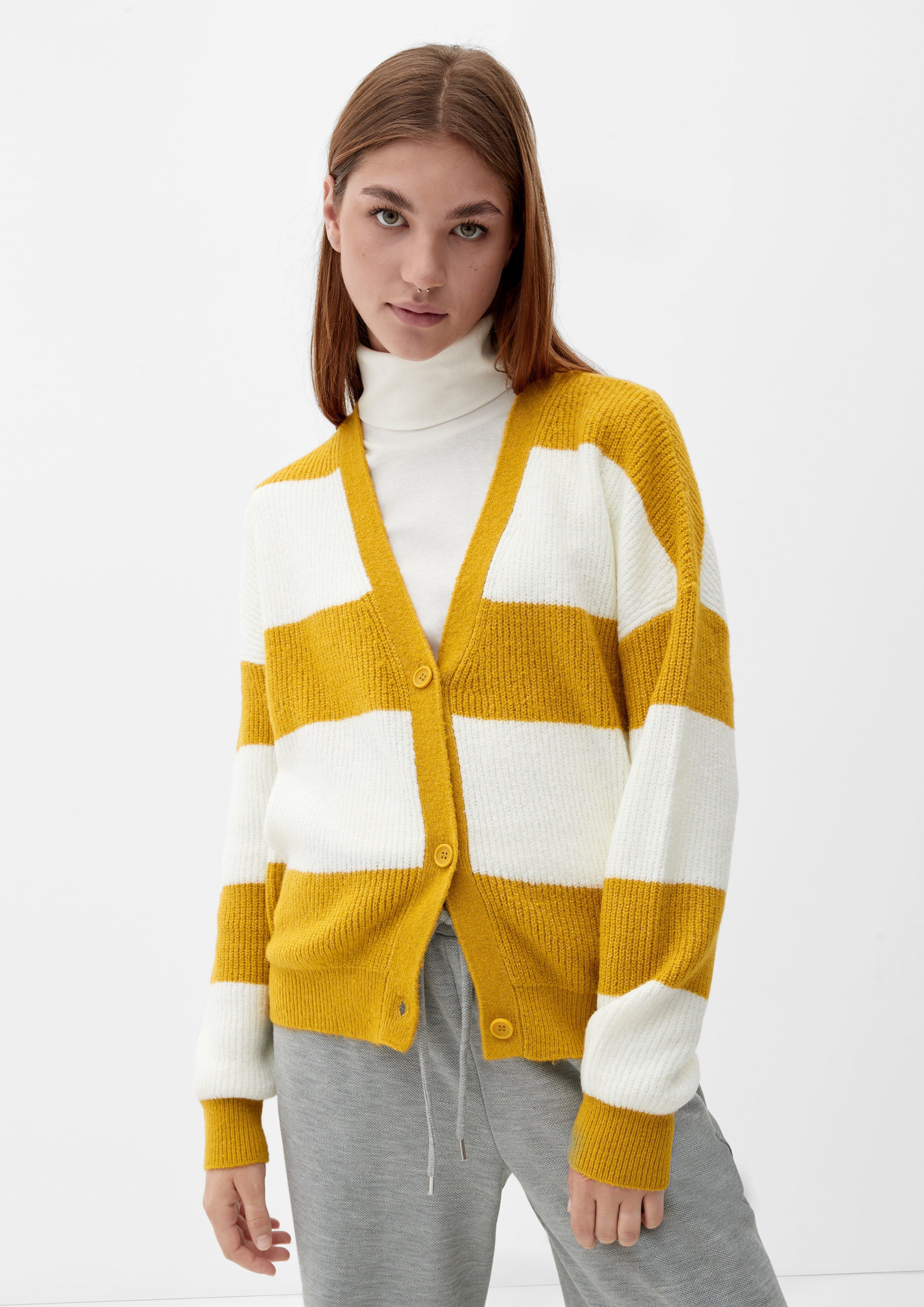Strickcardigan mit Streifen  2119017-02G0