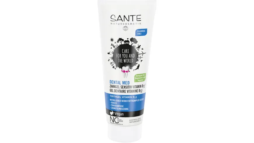 SANTE DENTAL MED Zahngel Vitamin B12* ohne Fluorid 75 ml