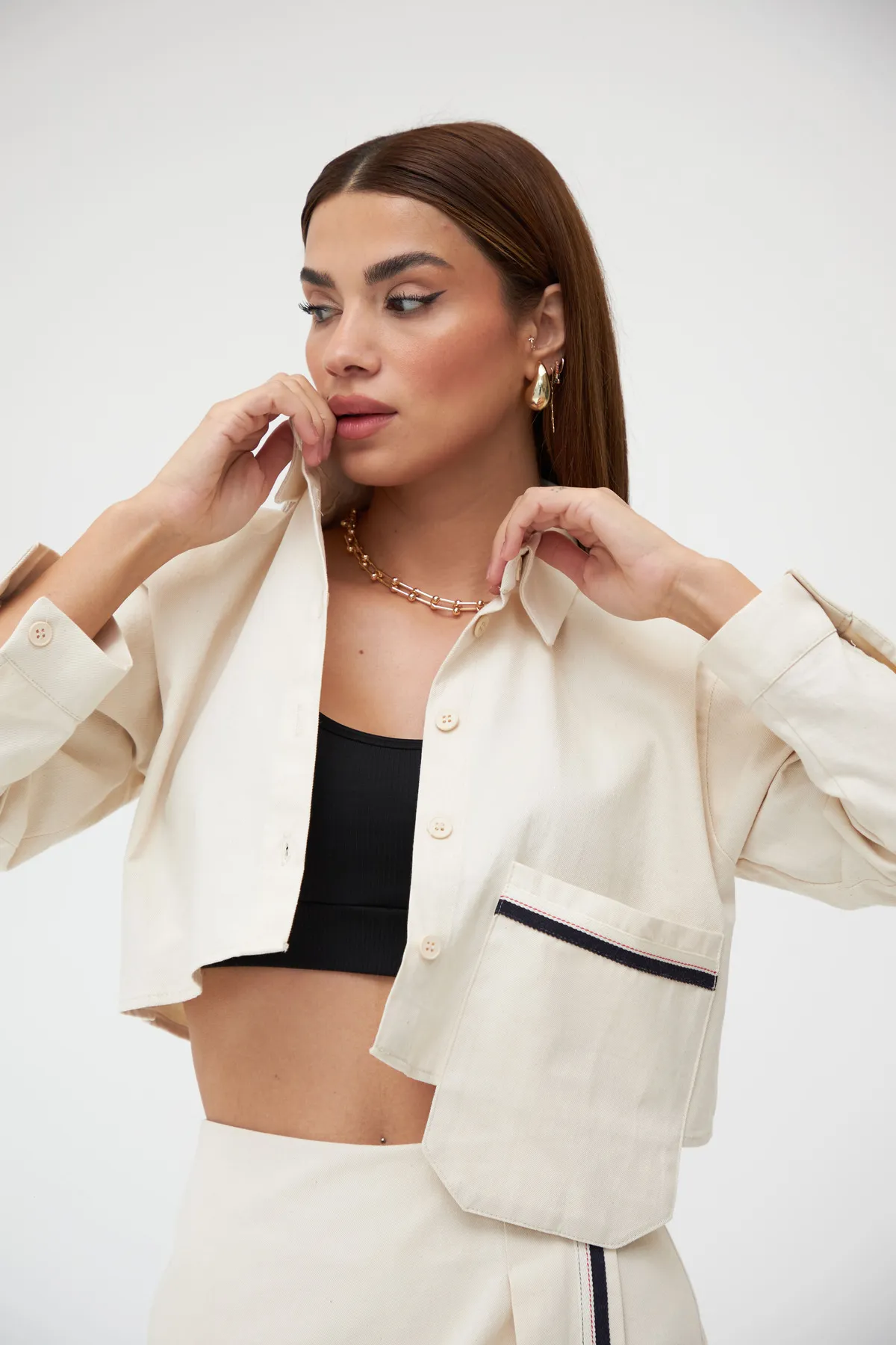 Laluvia  Zweiteiler - Grau - Regular Fit