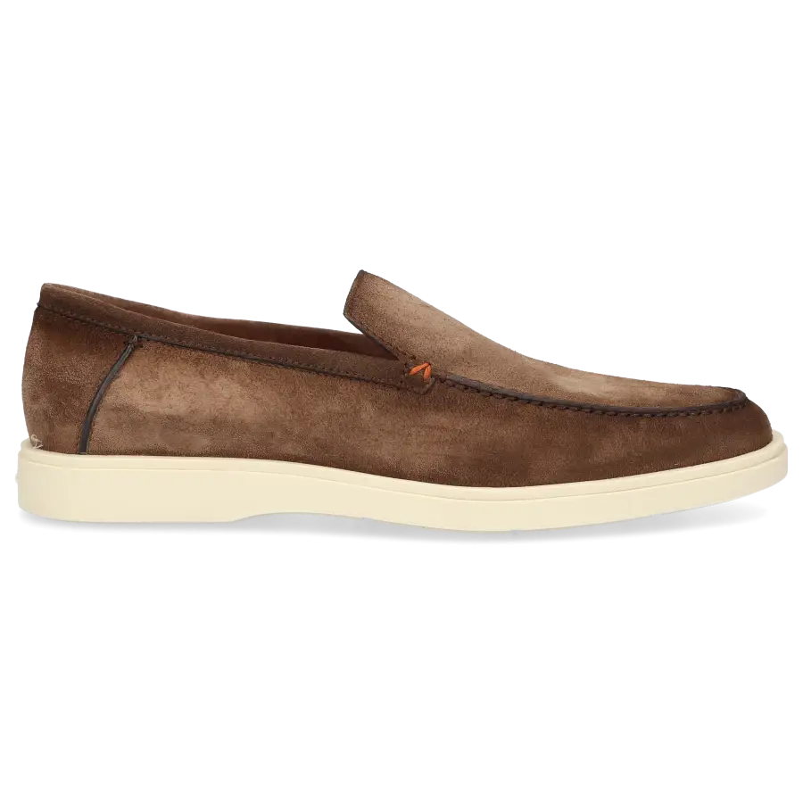 Santoni - Loafer MGDT17 Veloursleder - braun
