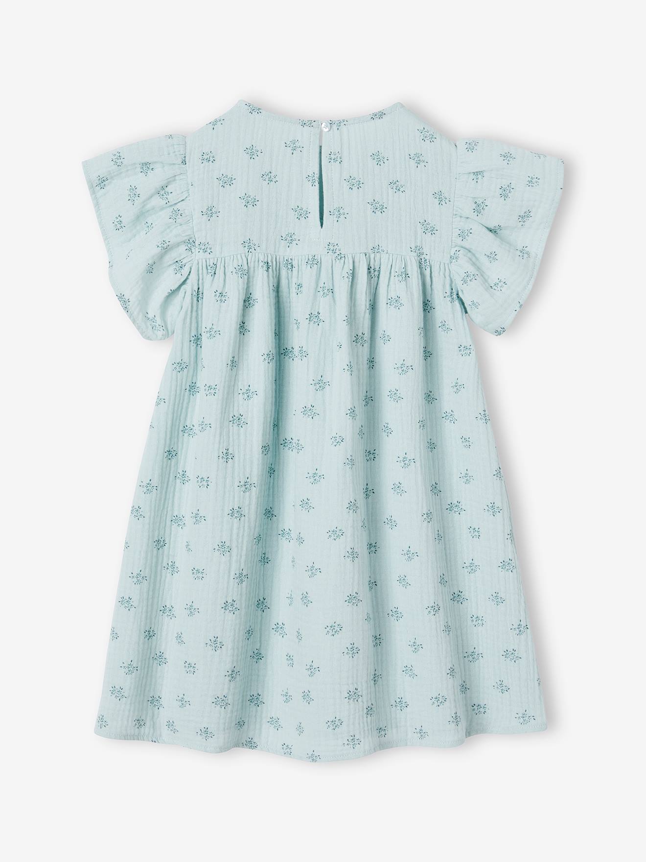 Vertbaudet Kurzärmeliges Mädchen Kleid - rosa