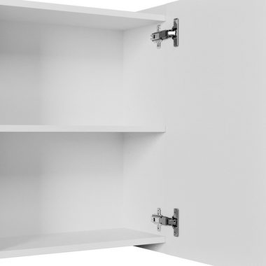 Vicco Badezimmerspiegelschrank Badspiegel Spiegelschrank 62 x 64 cm FYNN weiß