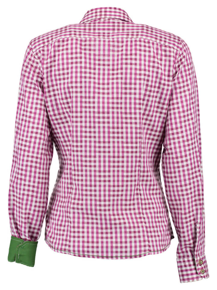 OS-Trachten Trachtenbluse Prigmi in dunkelrot günstig kaufen