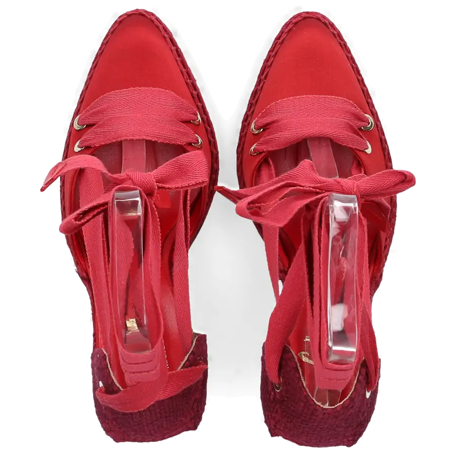 CASTAÑER BY MANOLO BLAHNIK - Pumps MANOLO HIGH Satin - rot
