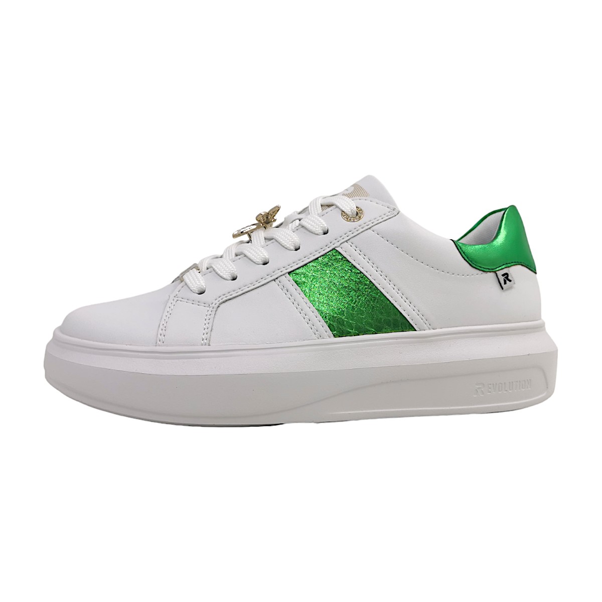Rieker Manila/Lorica/Reptile11 W1202-81 Weiß 81 Weiss/ Apfel