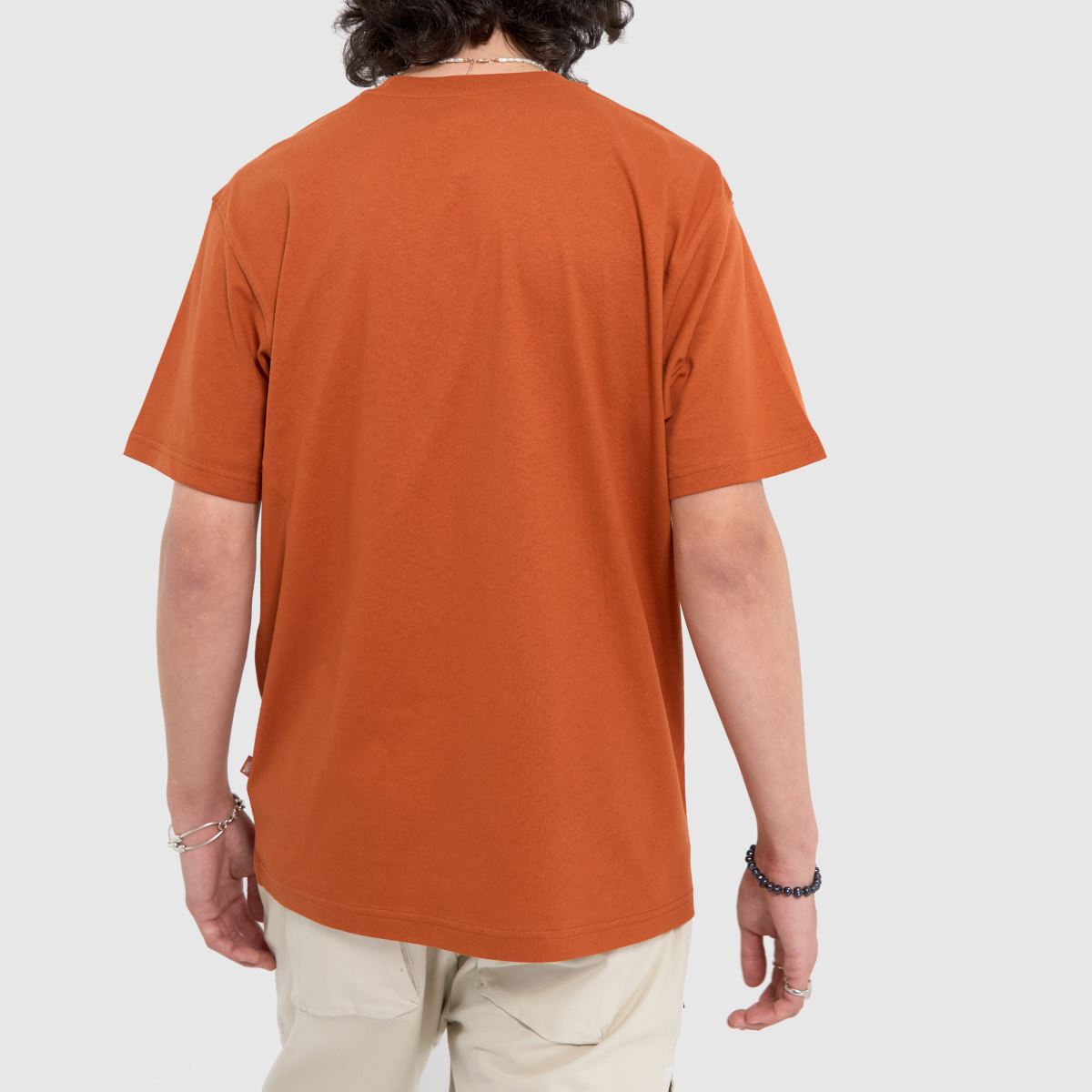 DICKIES majica Summerdale v oranžni barvi
