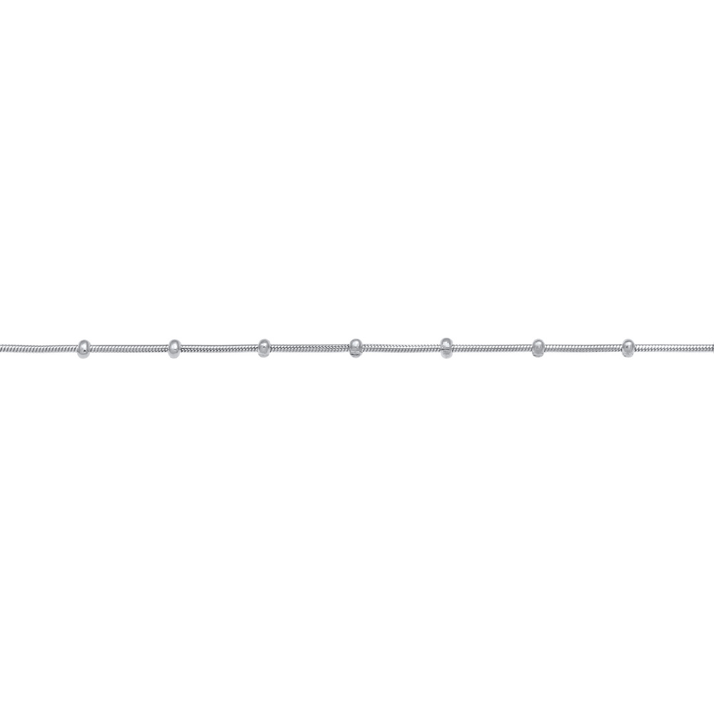 Elli Elli Collier Chaîne de boules pour dames Tendance Blogger ronde de base en argent collier