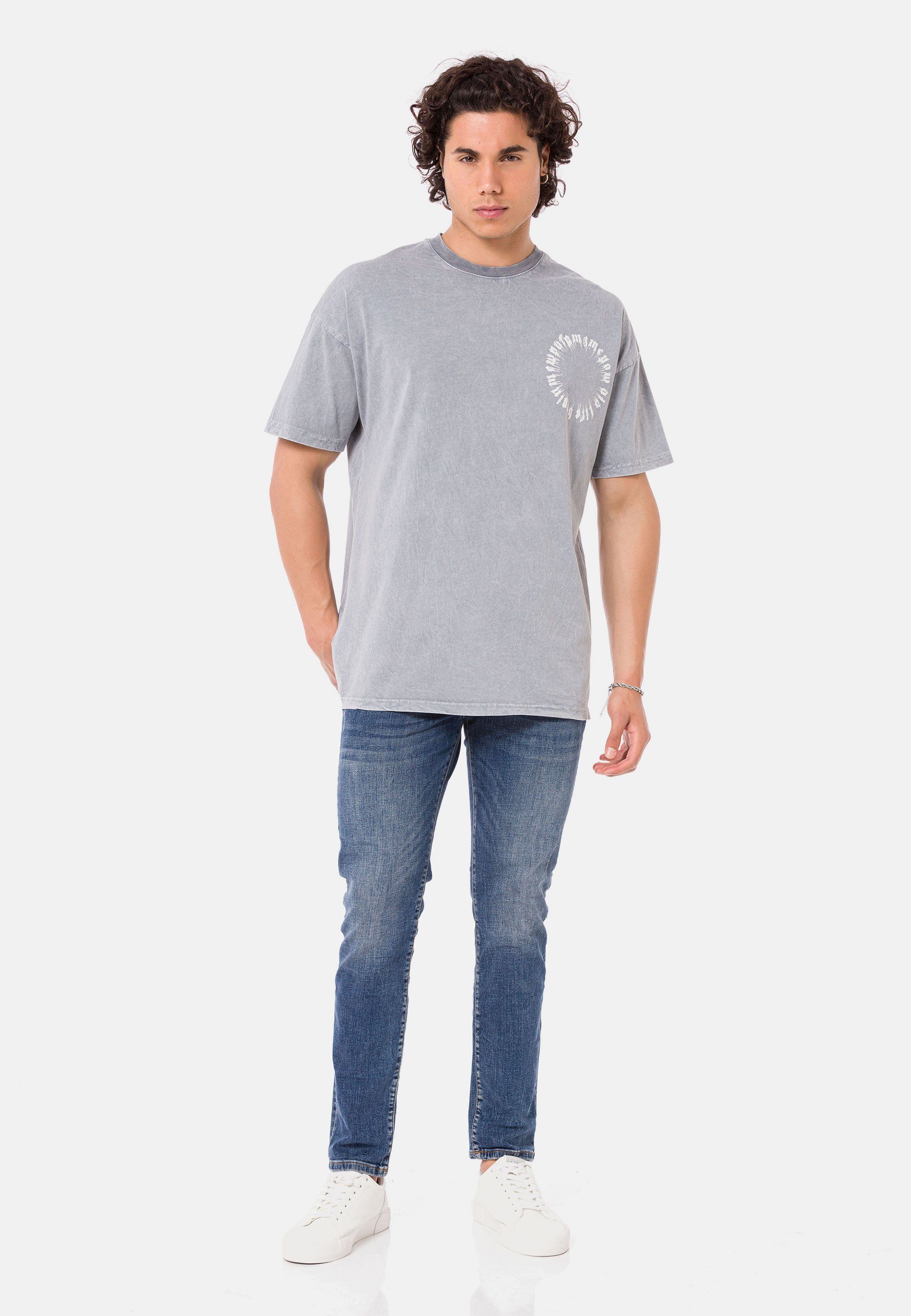 RedBridge T-Shirt Runcorn mit großflächigem Print auf dem Rücken