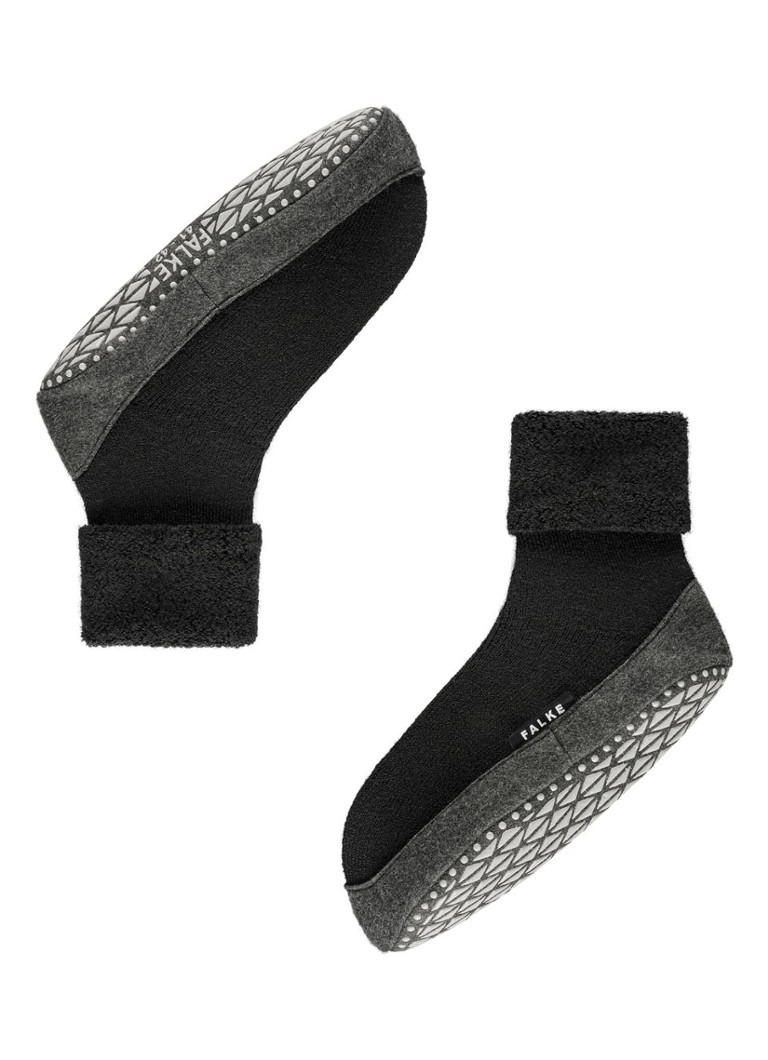 Falke Cosyshoe slipper in wool blend with anti-slip