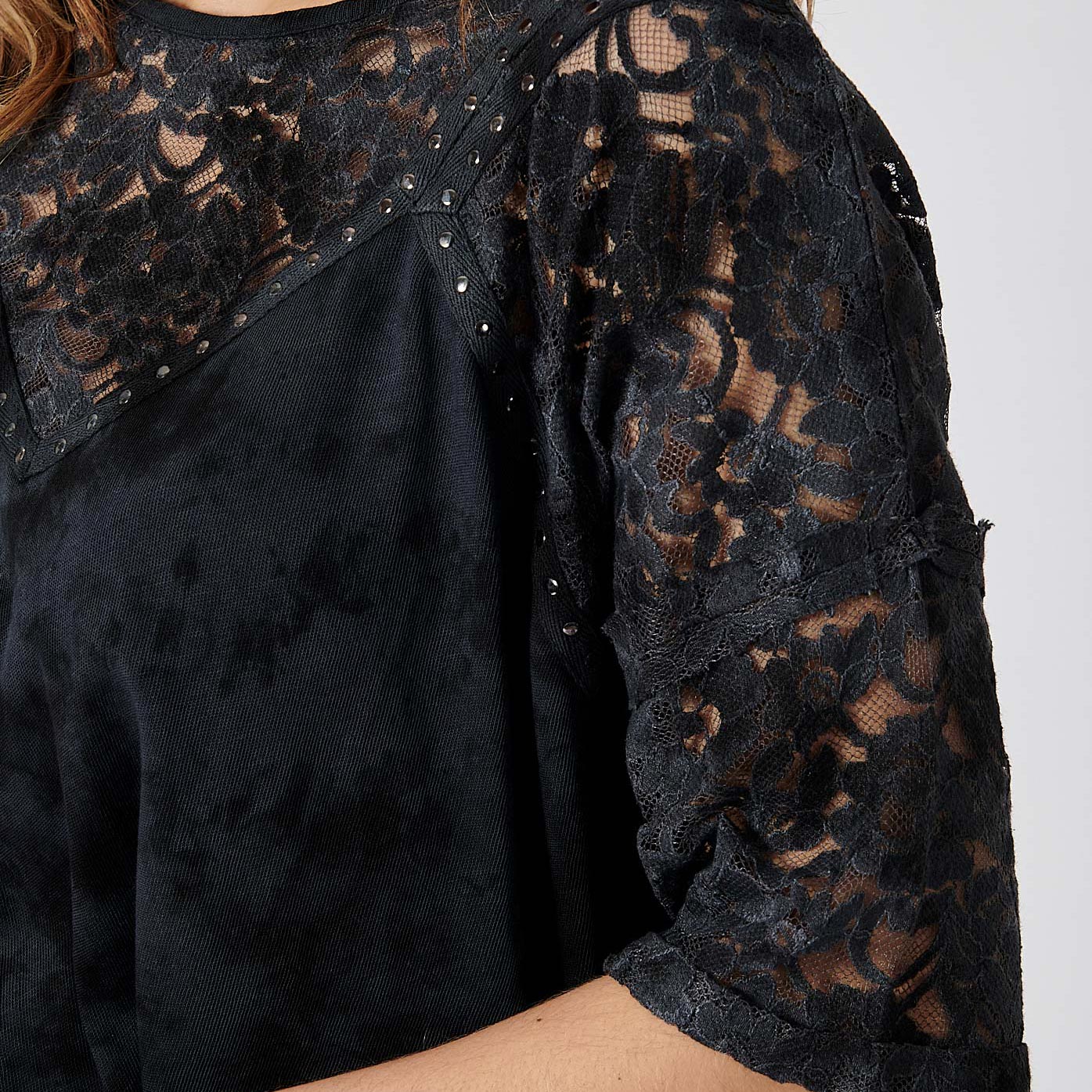 FADOL  T-shirt noir femme