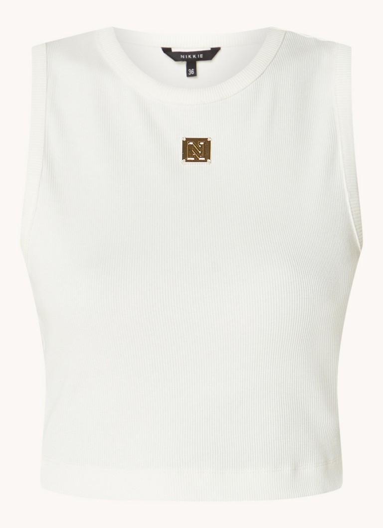 Crop top με ραβδώσεις NIKKIE Bundi